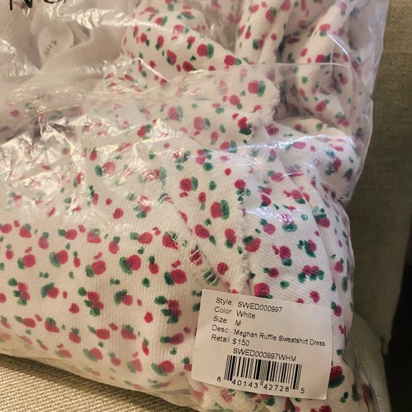 Something Navy Meghan Ruffle Sweatshirt Dress (M) - Picture 8 of 8